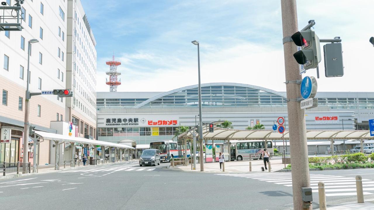 Toyoko Inn Kagoshima Chuo Eki Nishi Guchi Exterior foto